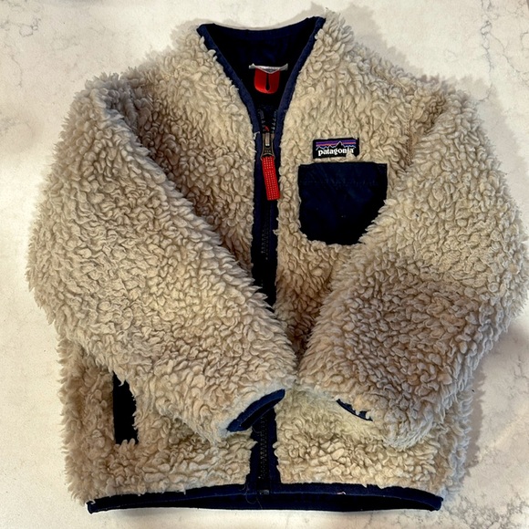 Patagonia Baby Retro-X® Fleece Jacket - 2T excellent condition Sherpa Jacket - Picture 2 of 10